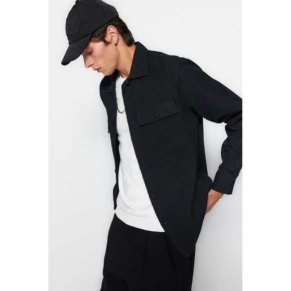 NWT Trendyol Men Regular fit Shirt collar Woven Shirt - Picture 2 of 13